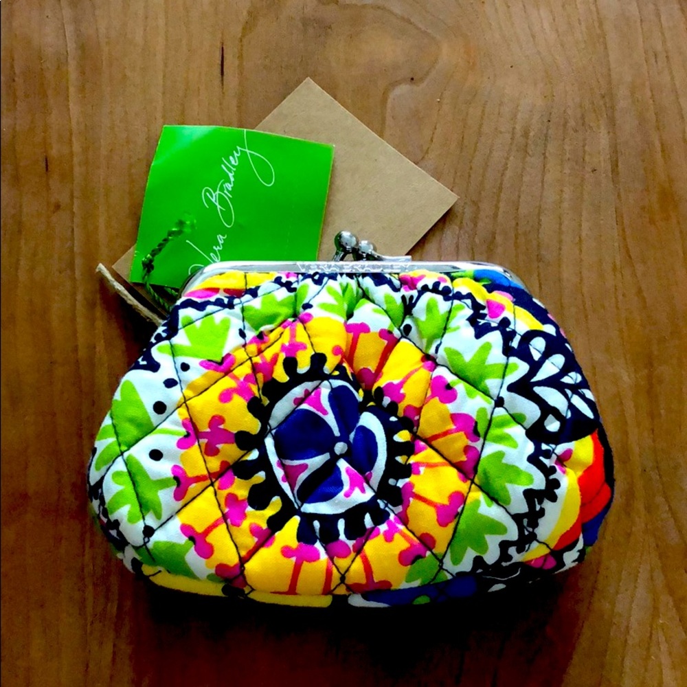 Vera Bradley kiss kiss coin purse- rio